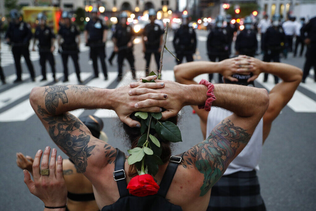 APTOPIX America Protest New York
